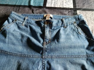Falda vaquera Mango Talla 42