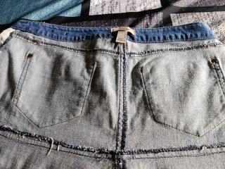 Falda vaquera Mango Talla 42