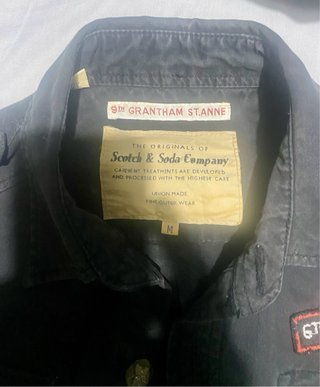 Sobrecamisa Scotch & Soda Negra Promocion 2x1
