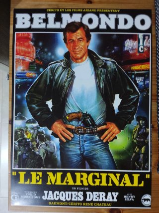 Póster de cine Le Marginal (1983)