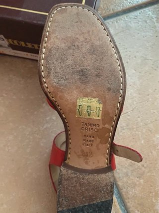 Sandali Tanino Crisci Rossi Tg 35.5