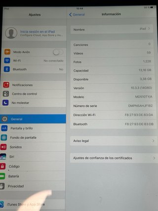 iPad 4ª Gen 9.7 Retina Wi-Fi Negro 16 GB