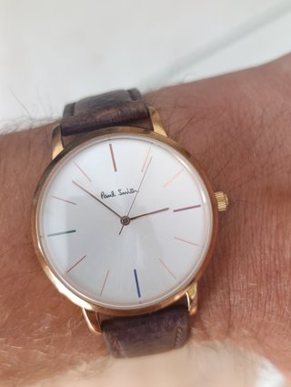 Reloj Paul Smith Dorado y Marrón