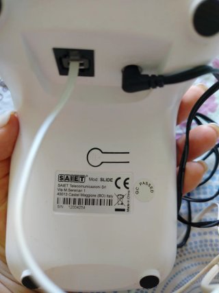 Telefono cordless SAIET bianco e nero