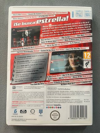Juego La Voz Wii