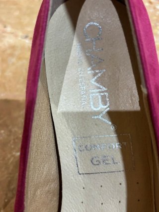 Zapatos de tacón fucsia