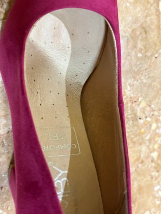 Zapatos de tacón fucsia