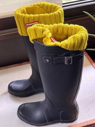 Botas Hunter Azul Marino con Forro Invierno