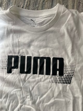 Camiseta Puma Blanca Logo