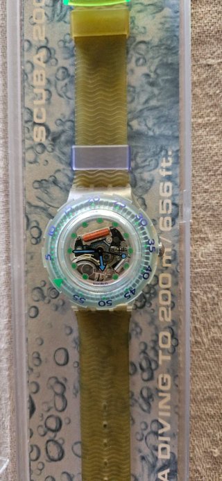 Swatch Scuba SDK107 Blue Ice 200m