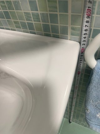 Lavabo de pie blanco