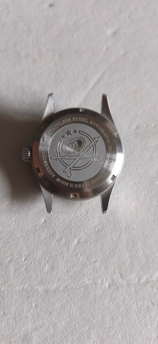 Reloj Addiesdive Automático Negro y Plateado
