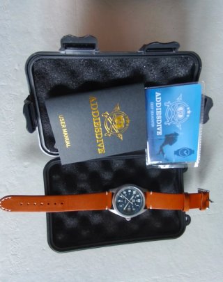 Reloj Addiesdive Automático Negro y Plateado