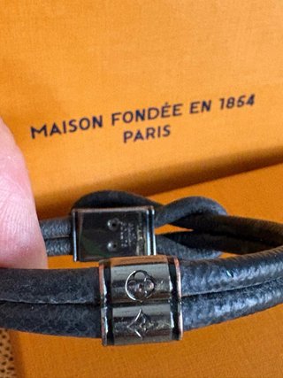 Pulsera Louis Vuitton Hombre Negra