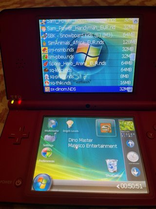 Nintendo DSi Roja con Tarjeta EZ-Flash