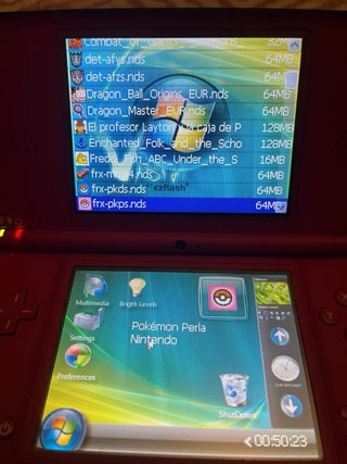 Nintendo DSi Roja con Tarjeta EZ-Flash