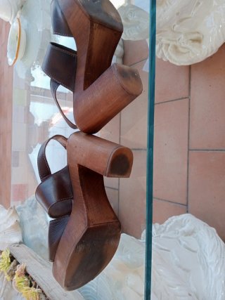 Sandali donna in pelle