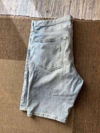 Bermudas H&M Slim Fit Azules