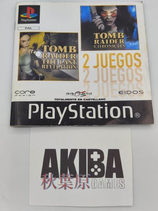 Tomb Raider Revelation & Chronicles PAL - PS1