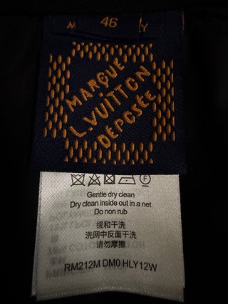 Louis Vuitton Denim Jacket Black Studded Monogram