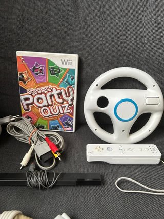 Nintendo Wii Mini Rossa + Accessori + Gioco