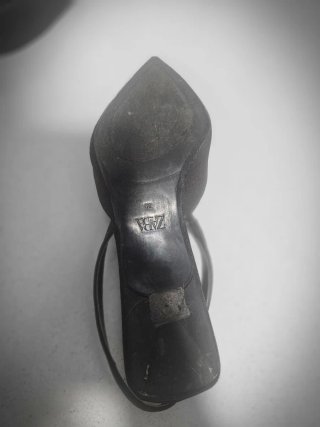 Zapatos destalonados Zara negros