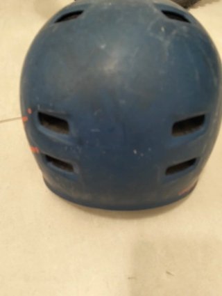 Casco infantil plateado