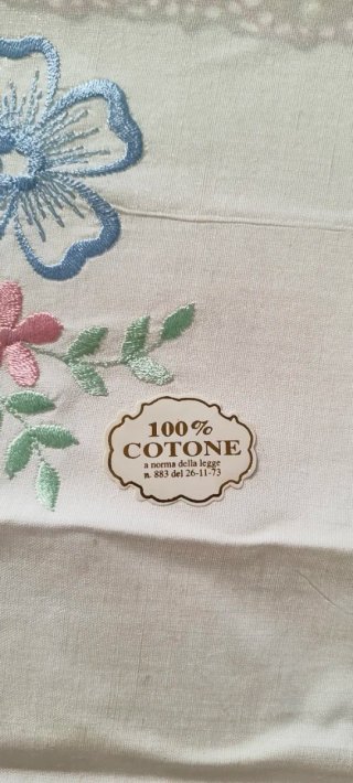 Servizio 6 asciugamani cotone ricamati