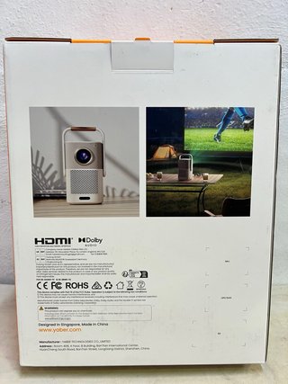 Proyector Yaber T2 con batería 2.5h