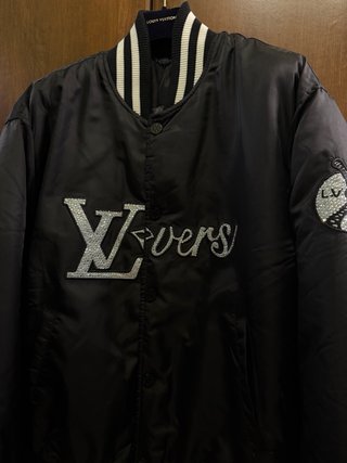 Louis Vuitton Embellished Varsity Bomber Jacket