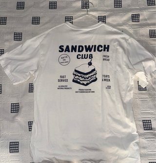 Camiseta Mango Sandwich Club Talla L