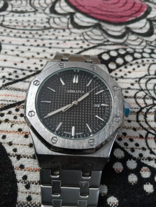 Reloj Aimana Acero Inoxidable Hombre Negro
