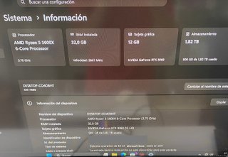 PC GAMING AMD RYZEN 5 32GB 2TB NVME RTX 3050 12 GB