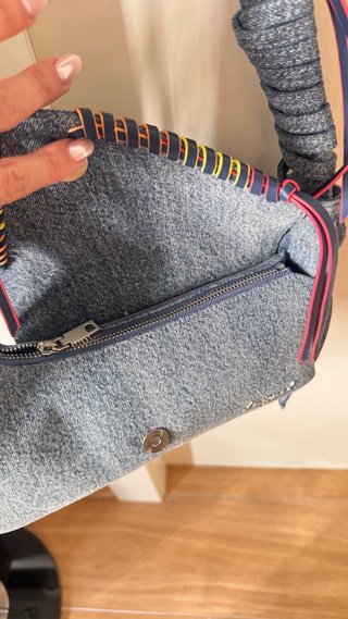 Bolso Desigual Denim Gris y Azul
