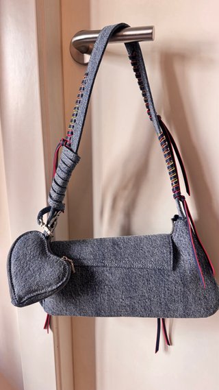 Bolso Desigual Denim Gris y Azul