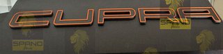 Letras CUPRA 3D Cobre