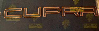 Letras CUPRA 3D Cobre