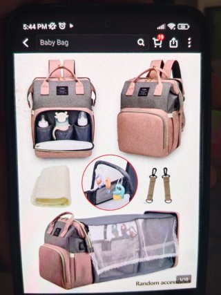 Mochila porta biberones y más