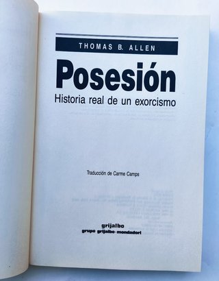 Posesion. Historia Real de un Exorcismo. 1984.