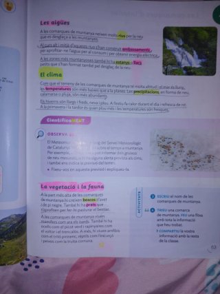 Coneixement del medi, 4 Primària, Projecte Cons...