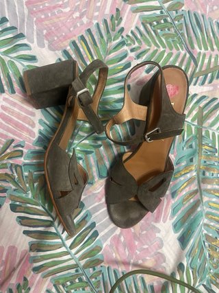 Sandalias Hobby piel verde