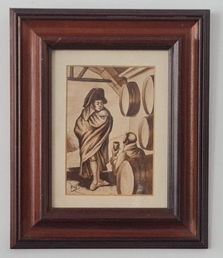 4 Dibujos atribuidos a Eugenio Lucas Villamil