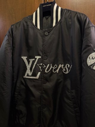 Louis Vuitton Embellished Varsity Bomber Jacket