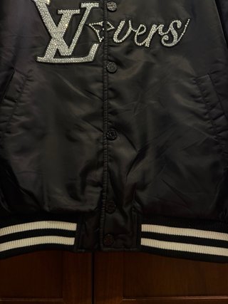 Louis Vuitton Embellished Varsity Bomber Jacket