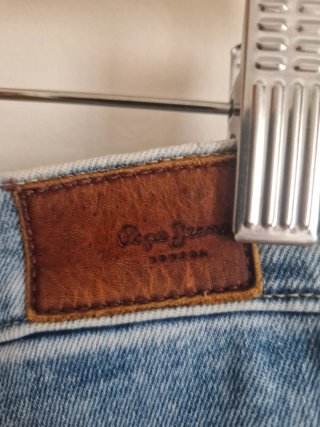 Shorts vaqueros azules desgastados