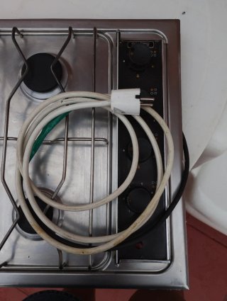 Placa cocina eléctrica y gas 60cm por 43,2 cm