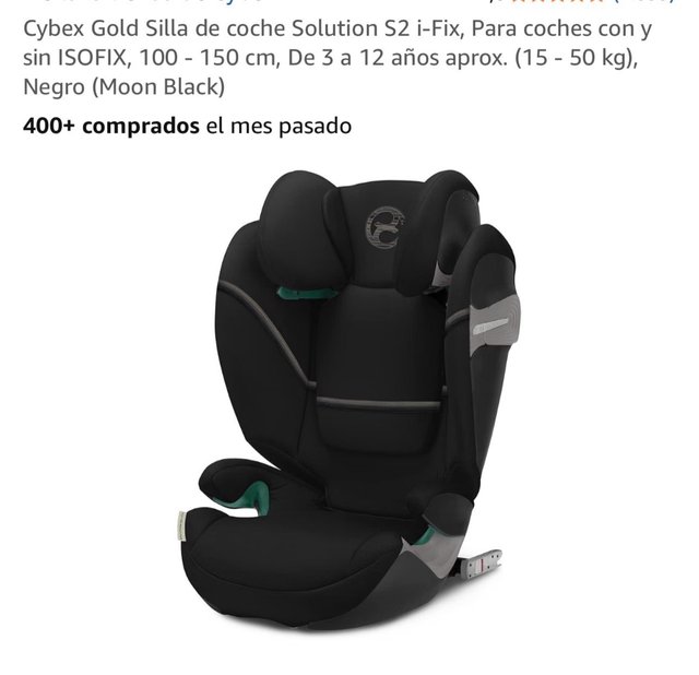 Silla Coche Cybex Solution S2 i-Fix COLOR GRIS CLA