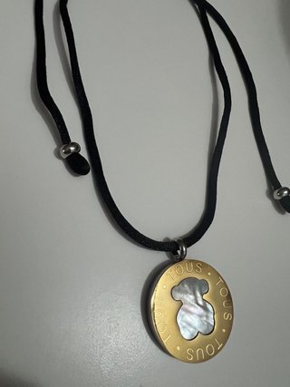 Collar Tous Oso Madre Perla Dorado 2 en 1