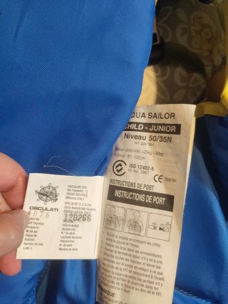 Giubbotto salvataggio Osculati Junior