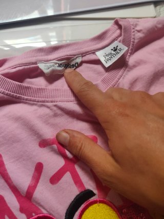 Camiseta Pink Panther lentejuelas.